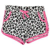 lee cooper interlock aop shorts junior girls