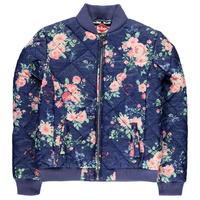 Lee Cooper AOP Bomber Jacket Junior Girls