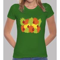 Leaves And Ladybugs In Autumn Tee