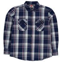 Lee Cooper Long Sleeve Check Shirt Junior Boys