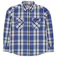 Lee Cooper Long Sleeve Check Shirt Junior Boys