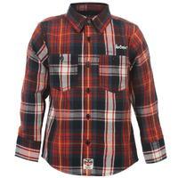 Lee Cooper Long Sleeve Check Infants Shirt