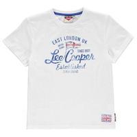 Lee Cooper LDN Graphic T Shirt Junior Boys