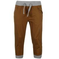 lee cooper ribbed cuff three quarter pants junior boys