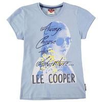 Lee Cooper Fashion Logo Tee Junior Girls