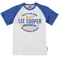 lee cooper raglan tee junior boys