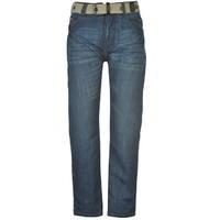 lee cooper belted jean junior