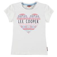 Lee Cooper Fashion Logo Tee Junior Girls