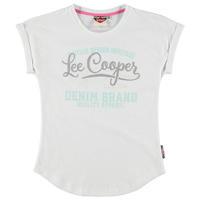 Lee Cooper Fashion Logo Tee Junior Girls