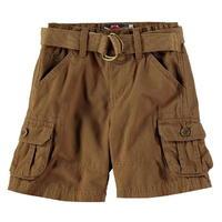 Lee Cooper Belted Cargo Shorts Infant Boys