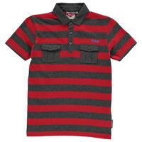 Lee Cooper YD Stripe Polo Shirt Junior Boys