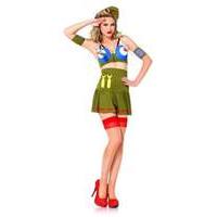 leg avenue bomber girl costume medium
