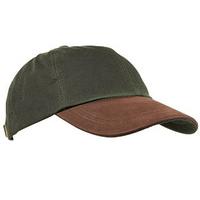 Leather Baseball Cap (2) SAVE £5, Blue and Green, Cotton