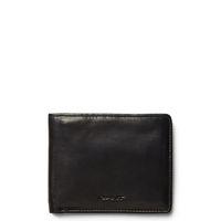 leather wallet black