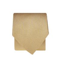 Lemon Micro Check 100% Silk Tie