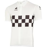 Le Coq Sportif Performance Checkered Jersey - Marshmallow