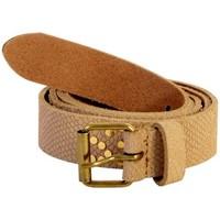 Le Temps des Cerises Belt The Time Of Cherries Fancy Python Beige Matte women\'s Belt in BEIGE