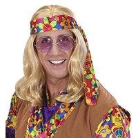 lennon in polybag blonde wig for hair accessory fancy dress