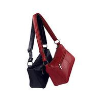 Leather Handbags (1 + 1 FREE), Red and Navy, Leather