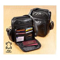 Leather Travel Organiser (with FREE neck pouch)