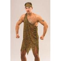 Leopard Print Men\'s Caveman Costume