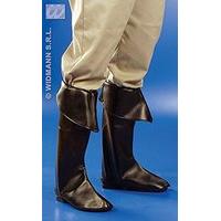Leather Boot Covers Accessory For Pirate Fancy Dress