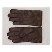 leatherette brown empire made pvc vintage 60s driving gloves empire ma ...