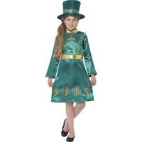 Leprechaun Girl - Childrens Fancy Dress Costume - Large - 158cm - Age 10-12