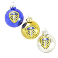 Leeds United Tree Baubles (round)