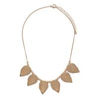 leaf statement necklace