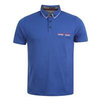 le shark adenmore blue polo shirt