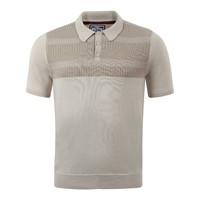 Le Shark Richie cream polo shirt