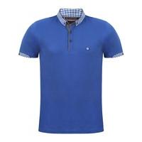 le shark adams row blue polo shirt