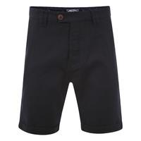 le shark damien navy cotton shorts