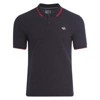 le shark beckflow polo with red polka dots