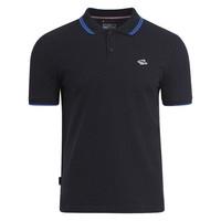 Le Shark Beckflow polo with blue polka-dots