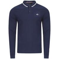 Le Shark Baynes blue long sleeve polo shirt