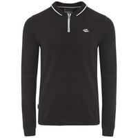 Le Shark Broadwick black long sleeved polo shirt