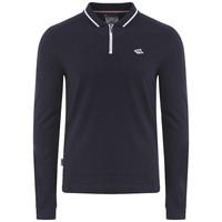 le shark broadwick navy long sleeved polo shirt