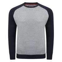 Le Shark Jepson navy blue lambswool jumper