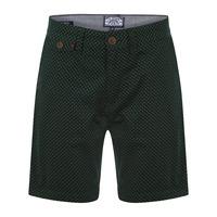 le shark buckler green cotton shorts