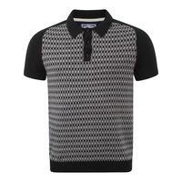 Le Shark Brandan Black Knitted Polo