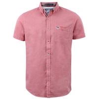 Le Shark Brayford red cotton shirt