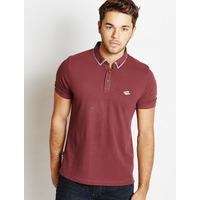 Le Shark Ainsworth oxblood polo shirt