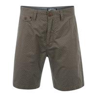 Le Shark Buckler Grey Cotton Shorts