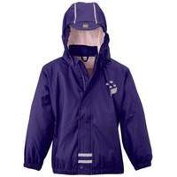 Lego Wear - Rain Jacket Purple - 122 Cm