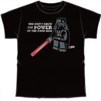 lego star wars darth power t shirt medium