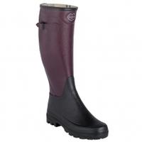 Le Chameau Manoir Wellington Boot, Cherry, EU41