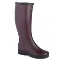 Le Chameau Ladies Giverny Walking Wellingtons, Cherry, EU41