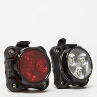 Lezyne Zecto LED Front & Rear Cycling Lights - Black, Black